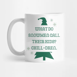 Christmas Snowman Joke - Funny Quote Mug